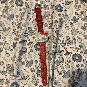 Red Glitter Hello Kitty Watch